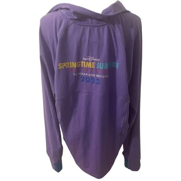 Disney Parks  Run Disney Springtime Surprise Pixar Full Zip Jacket SZ 2XL 2023 - Picture 2 of 16